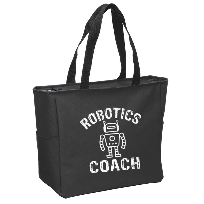 Robotics Coach Zip Tote Bag