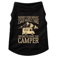 RV Camping Retro I Said While I Was Trying To Park The Camper Doggie Tank