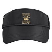 RV Camping Retro I Said While I Was Trying To Park The Camper Adult Drive Performance Visor