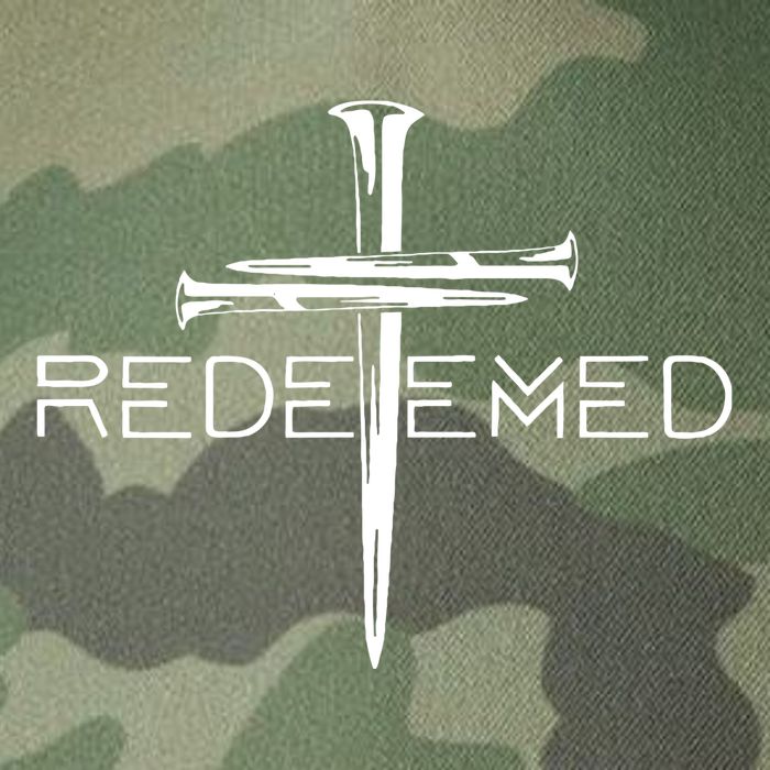 Redeemed Collection Redeemed By The Blood Of Jesus Ephesians 1:7 Front And Back Legacy Tie Dye Trucker Hat