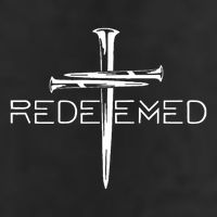 Redeemed Collection Redeemed By The Blood Of Jesus Ephesians 1:7 Front And Back 7 Panel Mesh Trucker Snapback Hat