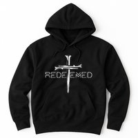 Redeemed Collection Redeemed By The Blood Of Jesus Ephesians 1:7 Front And Back Hoodie