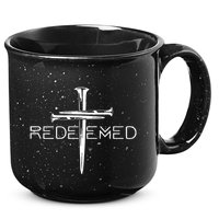 Redeemed Collection Redeemed By The Blood Of Jesus Ephesians 1:7 Front And Back 15oz Campfire Ceramic Mug