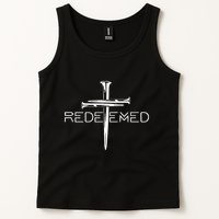 Redeemed Collection Redeemed By The Blood Of Jesus Ephesians 1:7 Front And Back Tank Top