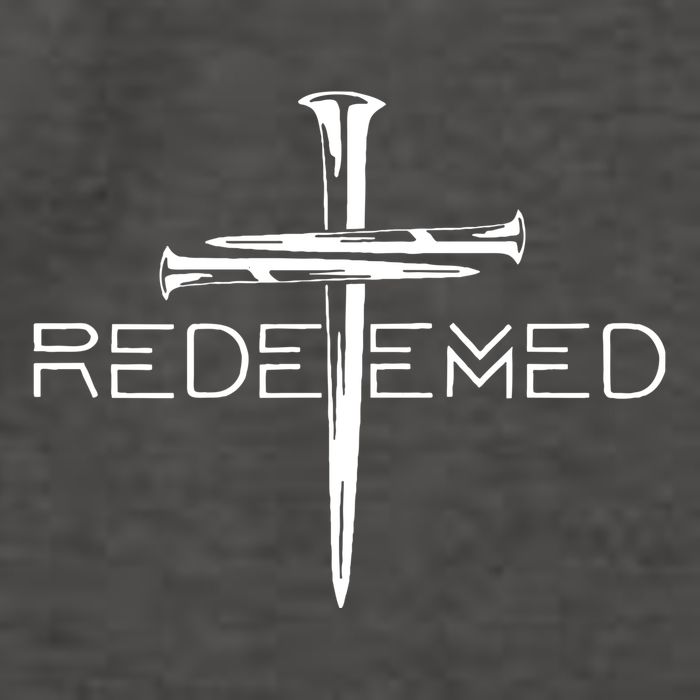 Redeemed Collection Redeemed By The Blood Of Jesus Ephesians 1:7 Front And Back Vector Backpack
