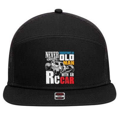 Rc Car Racing Gift For An Rc Car Racer 7 Panel Mesh Trucker Snapback Hat