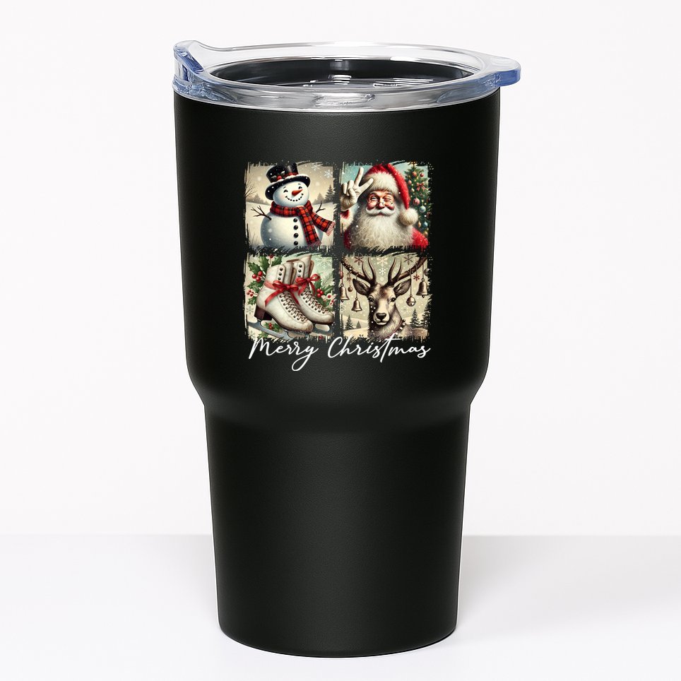 Retro Christmas Tumbler