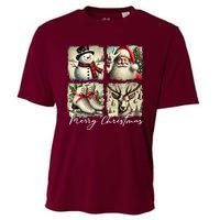 Retro Christmas Cooling Performance Crew T-Shirt