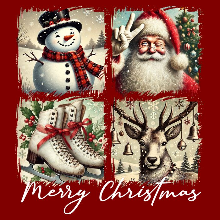 Retro Christmas Hoodie