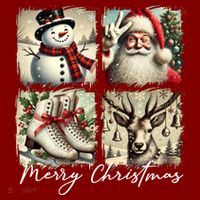 Retro Christmas Apron