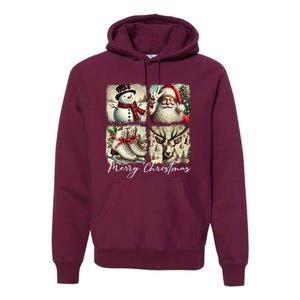 Retro Christmas Premium Hoodie