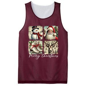 Retro Christmas Mesh Reversible Basketball Jersey Tank