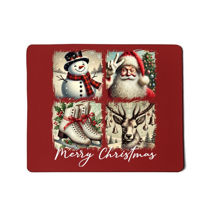 Retro Christmas Mousepad