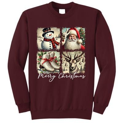 Retro Christmas Tall Sweatshirt