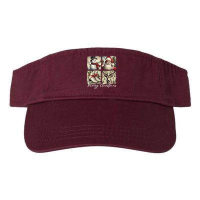 Retro Christmas Valucap Bio-Washed Visor