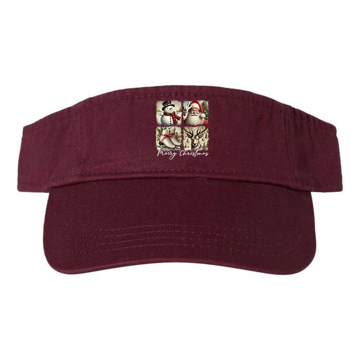 Retro Christmas Valucap Bio-Washed Visor