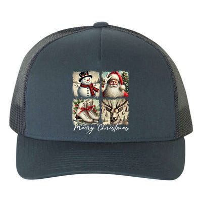 Retro Christmas Yupoong Adult 5-Panel Trucker Hat