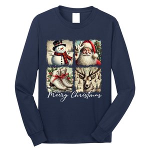 Retro Christmas Long Sleeve Shirt