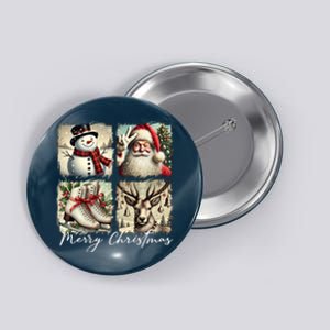 Retro Christmas Button