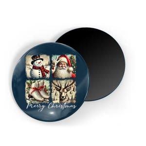 Retro Christmas Magnet