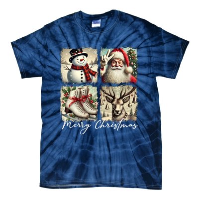 Retro Christmas Tie-Dye T-Shirt