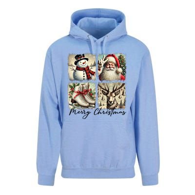 Retro Christmas Unisex Surf Hoodie