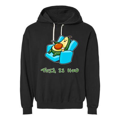 Relaxing Caudo Garment-Dyed Fleece Hoodie