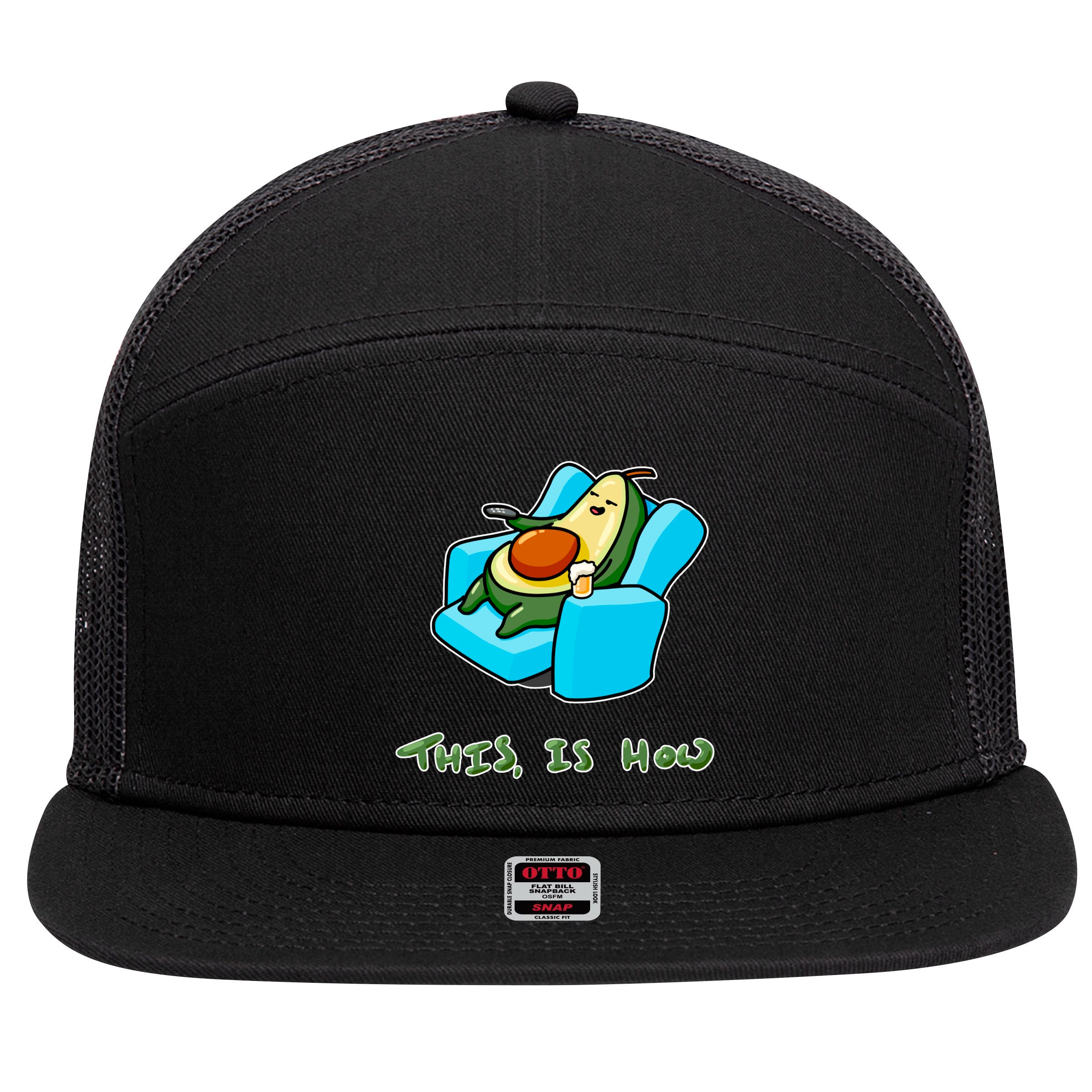 Relaxing Caudo 7 Panel Mesh Trucker Snapback Hat
