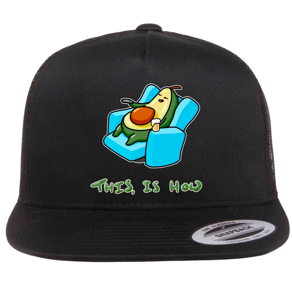 Relaxing Caudo Flat Bill Trucker Hat