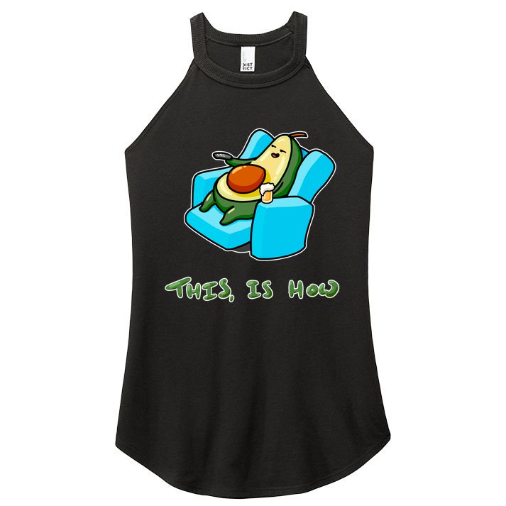 Relaxing Caudo Women's Perfect Tri Rocker Tank