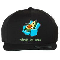 Relaxing Caudo Wool Snapback Cap