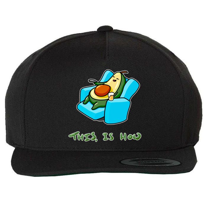 Relaxing Caudo Wool Snapback Cap