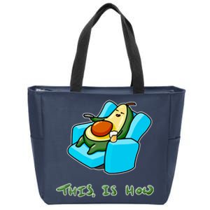 Relaxing Caudo Zip Tote Bag