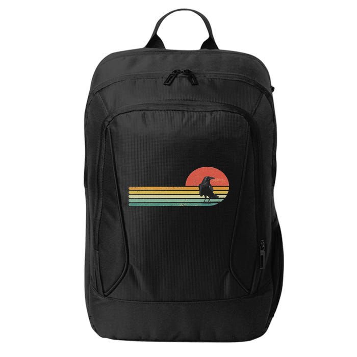 Raven Crow Retro Style Animal Bird Lover Bird Watcher City Backpack