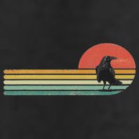 Raven Crow Retro Style Animal Bird Lover Bird Watcher Adult Drive Performance Visor
