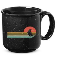 Raven Crow Retro Style Animal Bird Lover Bird Watcher 15oz Campfire Ceramic Mug