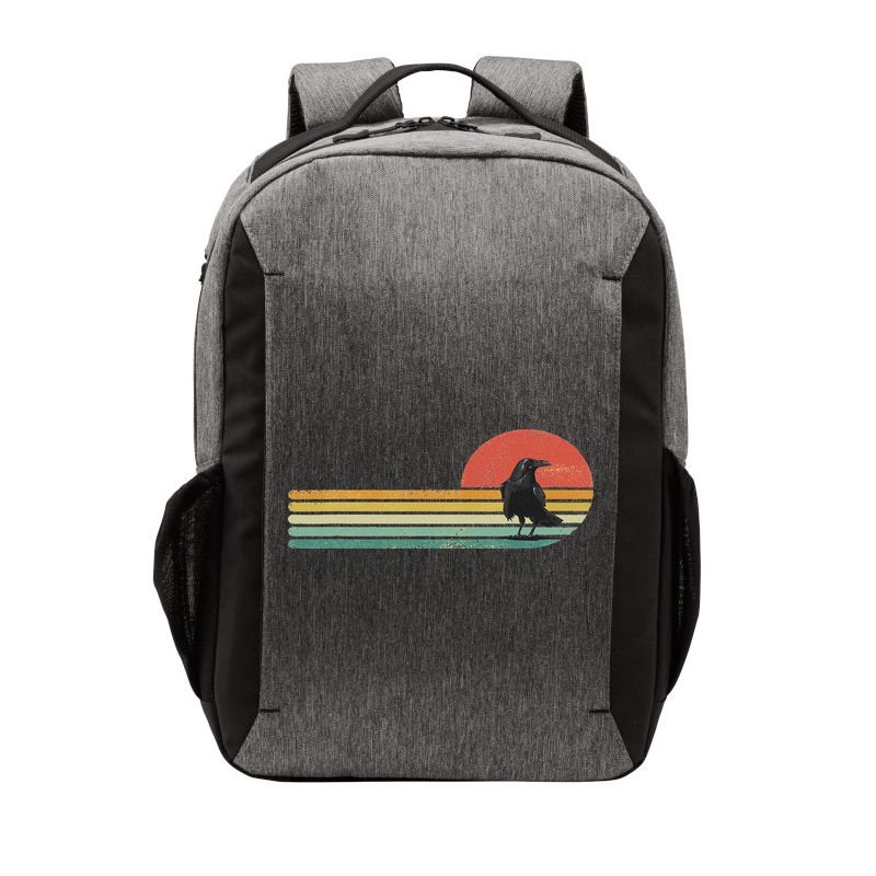 Raven Crow Retro Style Animal Bird Lover Bird Watcher Vector Backpack