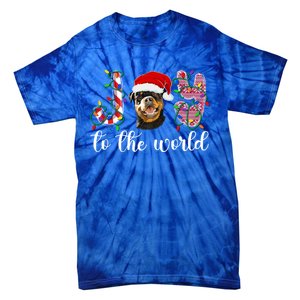 Rottweiler Christmas Rottie Xmas Party Rottweiler Great Gift Tie-Dye T-Shirt