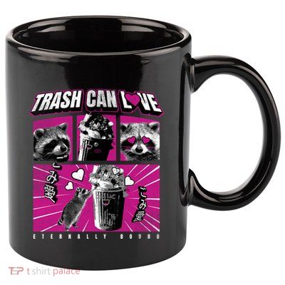 Raccoon Comic 11oz C Handle Ceramic Mug