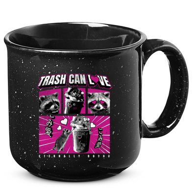 Raccoon Comic 15oz Campfire Ceramic Mug
