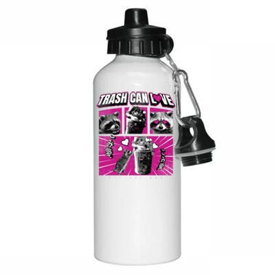 Raccoon Comic Aluminum Water Bottle