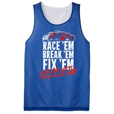 Rc Car Racing Gift N Rc Car Racer Cute Gift Mesh Reversible Basketball Jersey Tank