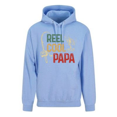 Reel Cool Reel Cool Papa Gift Unisex Surf Hoodie