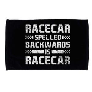 Race Cars Racecar Spelled Backwards Race Car Racing Apparel Microfiber Hand Towel