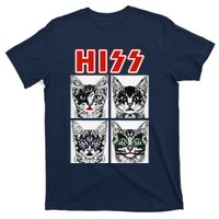 Retro Cat Rock Music Concert Band Funny Cat T-Shirt