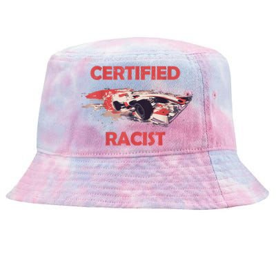 Retro Certified Racist Certified Racer Boost Speedster Tie-Dyed Bucket Hat