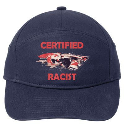 Retro Certified Racist Certified Racer Boost Speedster 7-Panel Snapback Hat