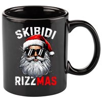 Rizzmas Christmas Rizz Santa Claus Charisma Xmas 11oz C Handle Ceramic Mug