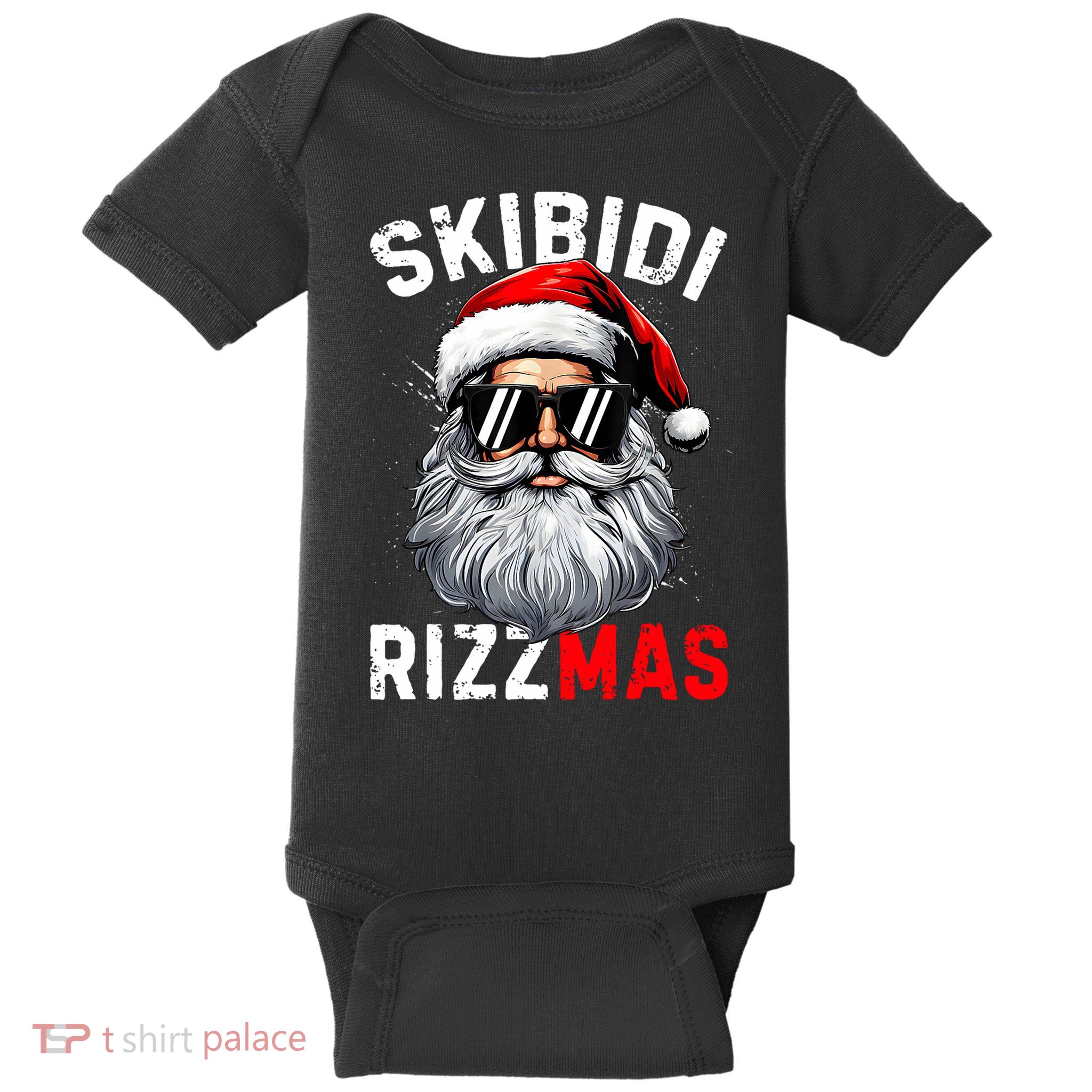 Rizzmas Christmas Rizz Santa Claus Charisma Xmas Baby Bodysuit