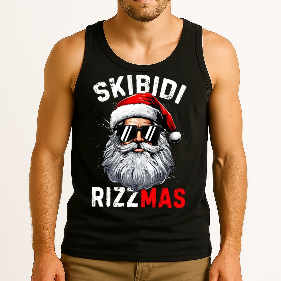 Rizzmas Christmas Rizz Santa Claus Charisma Xmas Tank Top